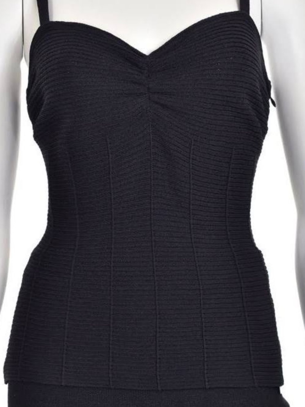 St. John Ribbed Knit Camisole